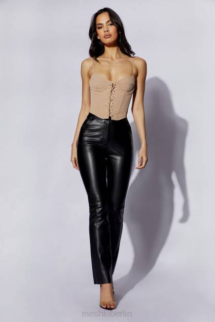 Kleidung Meshki Janice langes Korsett-Oberteil Taupe 2F8B1022