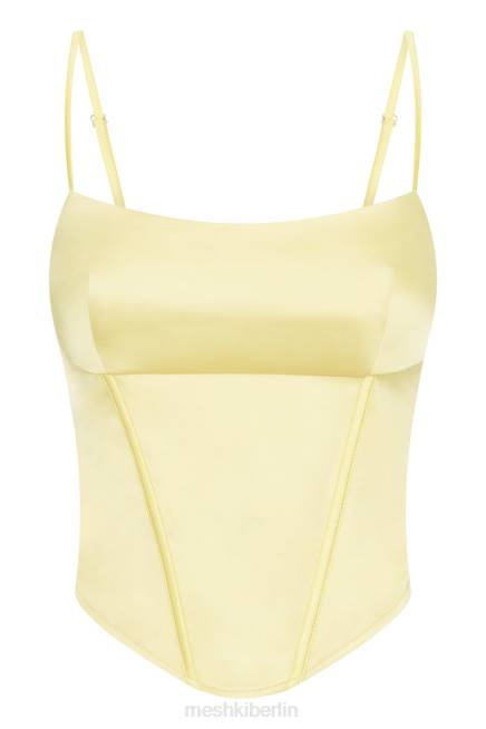Kleidung Meshki Langes Korsettoberteil von Desirie Zitrone 2F8B1003