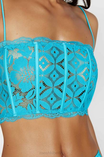 Kleidung Meshki Oberteil aus Bellamy-Muschelspitze Aquamarin 2F8B1043