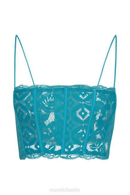 Kleidung Meshki Oberteil aus Bellamy-Muschelspitze Aquamarin 2F8B1043