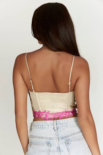 Kleidung Meshki Tatiana Korsett-Oberteil mit Spitze nackt 2F8B1017