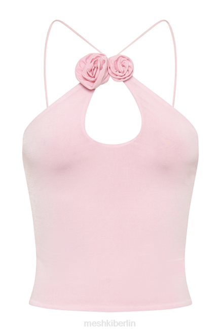 Kleidung Meshki Adeline Rose Neckholder-Top Baby Pink 2F8B784