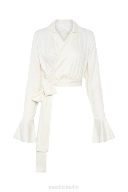 Kleidung Meshki Annalise-Wickeloberteil Knochen 2F8B1006