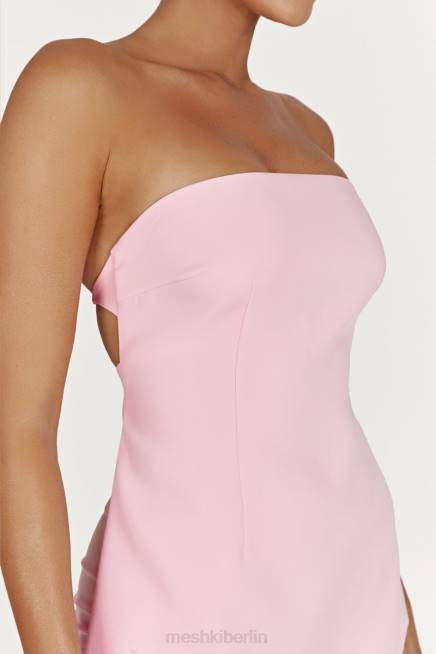 Kleidung Meshki Astrid trägerloses Oberteil zum Binden hinten erröten rosa 2F8B892
