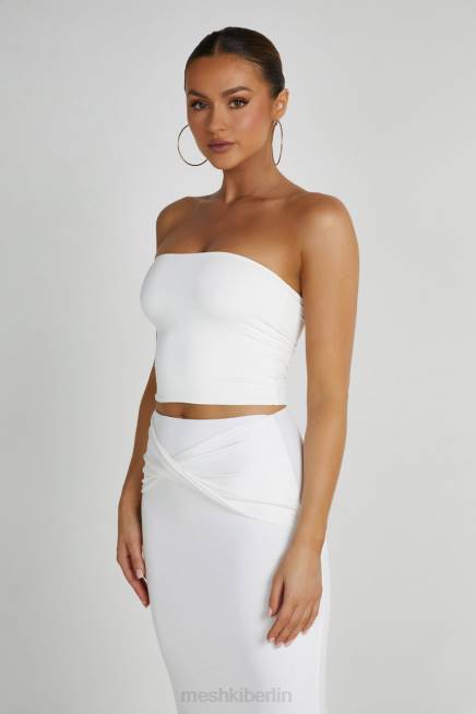 Kleidung Meshki Dakota-Röhrenoberteil Weiß 2F8B865