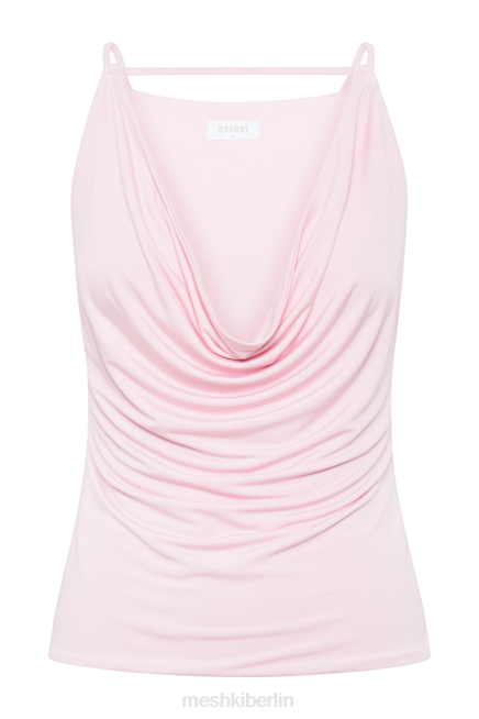 Kleidung Meshki Deanna, anschmiegsames Longline-Top Bonbonrosa 2F8B1215