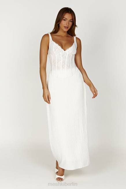 Kleidung Meshki Elsie Spitzen-Bustier-Oberteil Weiß 2F8B866