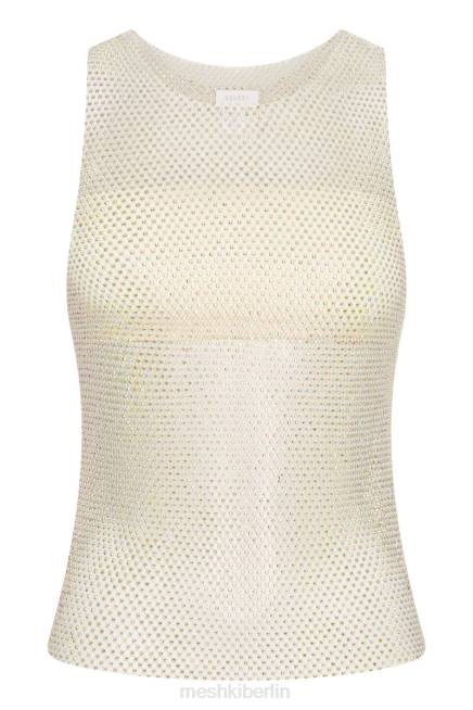 Kleidung Meshki Emerson Diamant-Mesh-Tanktop Creme 2F8B945