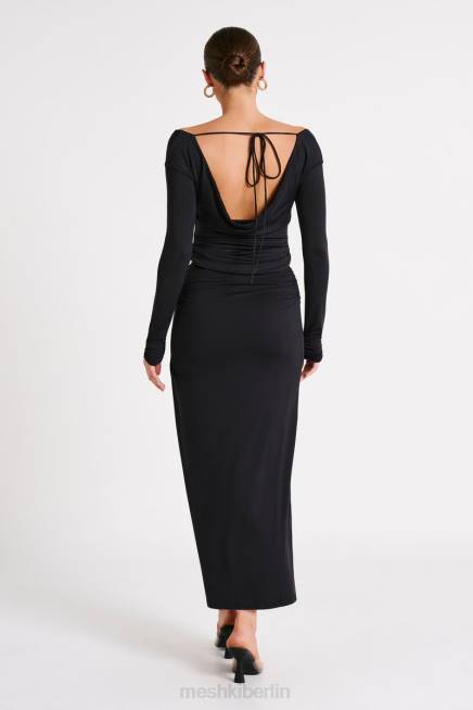 Kleidung Meshki Emma-Langarmoberteil aus recyceltem Nylon Schwarz 2F8B769