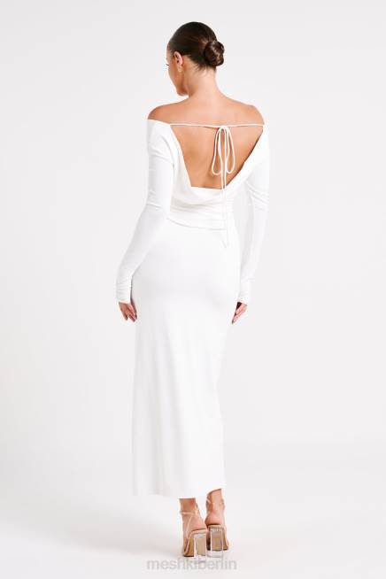 Kleidung Meshki Emma-Langarmoberteil aus recyceltem Nylon Weiß 2F8B751