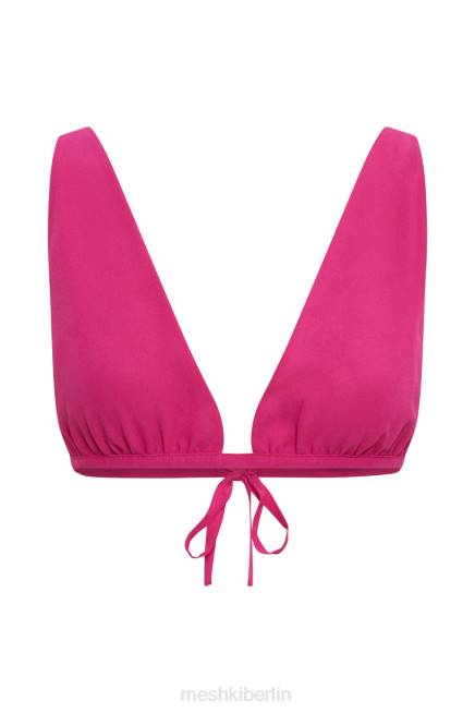 Kleidung Meshki Gänseblümchen-Chiffon-Oberteil Bonbonrosa 2F8B1213