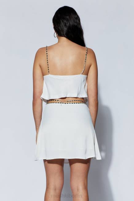 Kleidung Meshki Havva-Diamantoberteil Weiß 2F8B1091