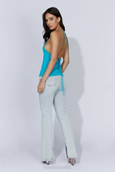 Kleidung Meshki Kelly Longline-Top Aquamarin 2F8B1024