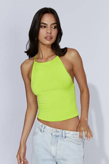 Kleidung Meshki Kelly Longline-Top frisches Grün 2F8B1063