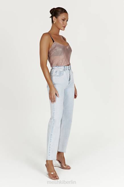 Kleidung Meshki Kiana schillerndes Leibchen Taupe 2F8B1027