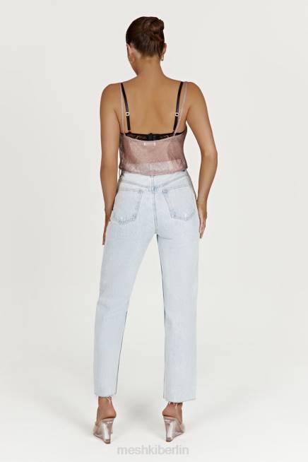 Kleidung Meshki Kiana schillerndes Leibchen Taupe 2F8B1027