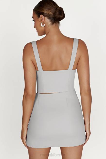 Kleidung Meshki Lainey Haken- und Ösenoberteil grau 2F8B1210