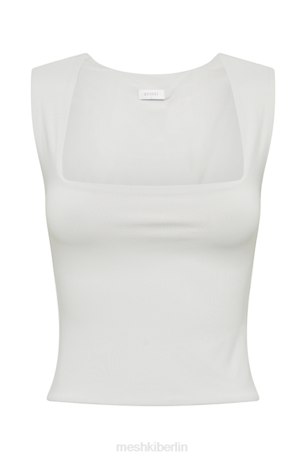 Kleidung Meshki Langes Linley-Oberteil aus recyceltem Nylon Eisgrau 2F8B775