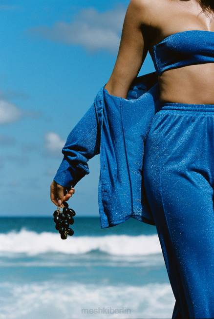 Kleidung Meshki Lucille-Schimmer-Abdeckung oben Kobaltglanz 2F8B1081
