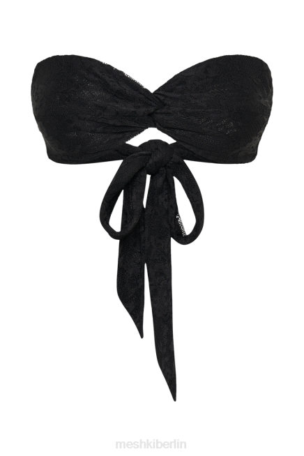Kleidung Meshki Mia trägerloses Twist-Top Schwarz 2F8B839