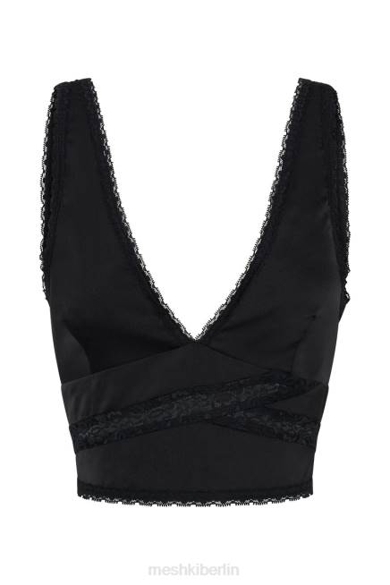 Kleidung Meshki Monet-Spitzenoberteil Schwarz 2F8B987