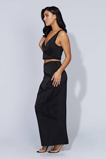 Kleidung Meshki Monet-Spitzenoberteil Schwarz 2F8B987