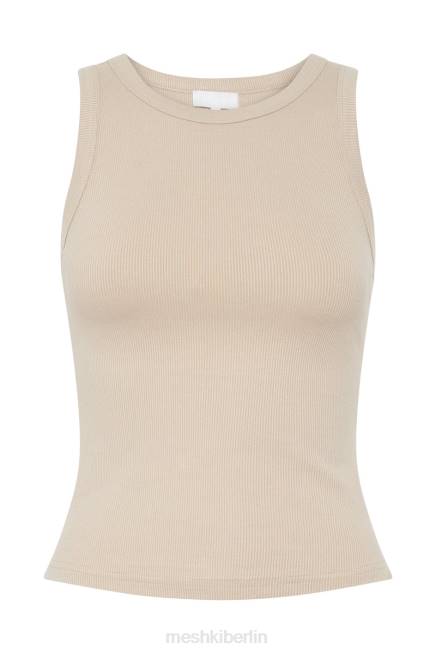 Kleidung Meshki Zanna geripptes Tanktop Creme 2F8B1069