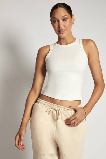 Kleidung Meshki Zanna geripptes Tanktop Weiß 2F8B863