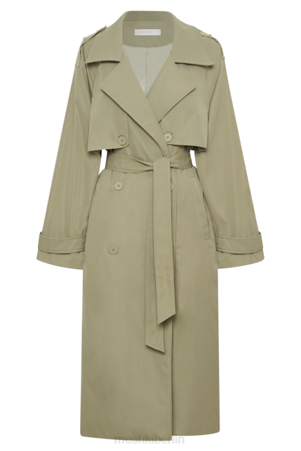 Kleidung Meshki Andreas übergroßer Trenchcoat Olive 2F8B1640