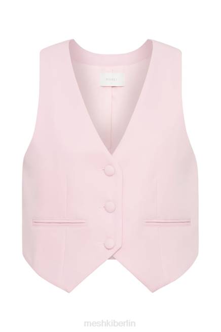 Kleidung Meshki Blair Krepp-Taillenmantel erröten rosa 2F8B956