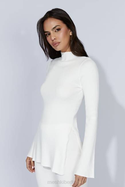 Kleidung Meshki Jovie übergroßer Strickpullover cremefarben 2F8B852