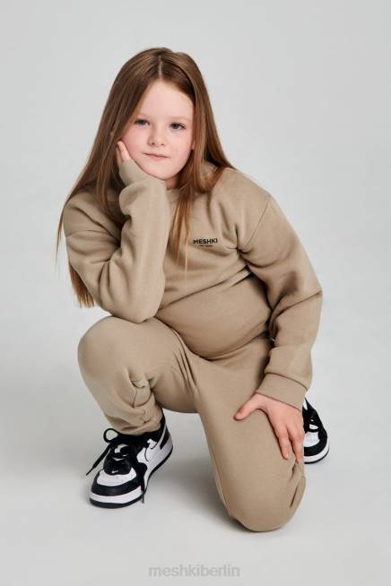 Kleidung Meshki Phoenix Ku Pullover mit Rundhalsausschnitt Zement 2F8B1492