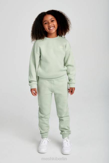 Kleidung Meshki Phoenix Ku Pullover mit Rundhalsausschnitt leichter Salbei 2F8B1499